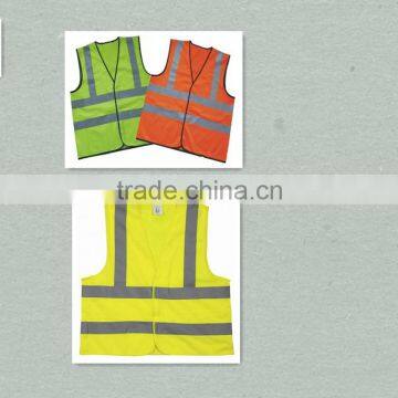 EN471 Standard Reflective vest/safety jacket with reflective stripes in different colours