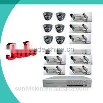 16 Ch CCTV DVR kit with dome camera