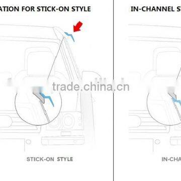 Car Window Visor,Door Visor,Wind Deflector Chevy Tahoe/GMC Yukon 95-99 Crew Cab photo-2