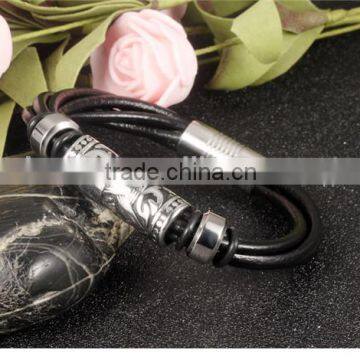 2016 Top Quality Cowhide Leather Magnetic Buckle Wholesale