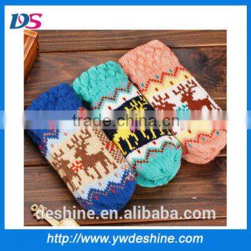 wholesale children deer pattern acrylic knit gloves ST139