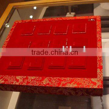 Jewelry display tray Magnetic tray Red velvet jewelry tray