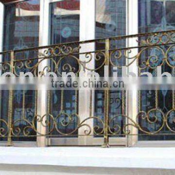 Top-selling classical wrought iron balcony grill designs