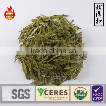 Hangzhou famous organic longjing high quality green tea