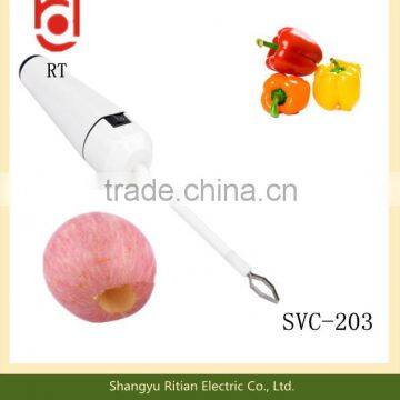 electrical appliances hand operated plastic MIni Electric Vegetable Corer