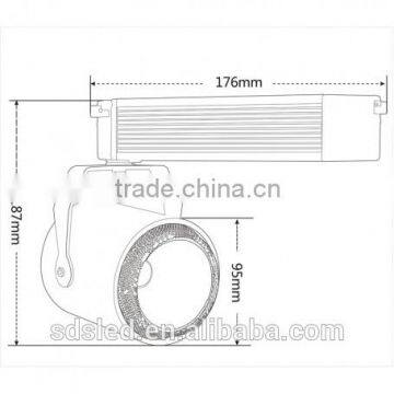 LED Track Light 40W Warm White Aluminum Alloy 2700-3200K Cob Led Track Light photo-4
