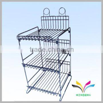 High Quality Sturdy Hotel Metal 4 Tiers Foldable Luggage Rack photo-5