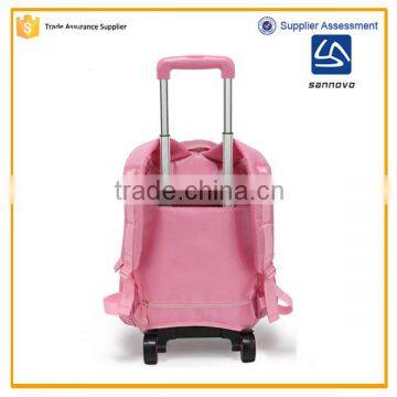 China Factory New Product Stylish Hello Kitty Girl School Trolley Bag Supplier's Choice photo-3