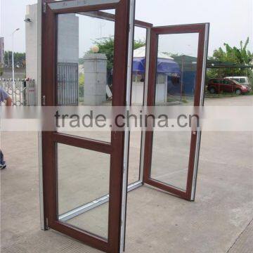 Wood Color Frame Cheap House Casement Door for Sale in Foshan photo-2