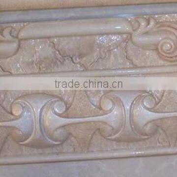 resin border factory ;B780 manufacturer of border for decoration,resin wall tile