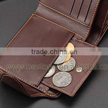 Quality Men Zipper Folding Men Wallet Purse Gift photo-4