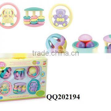 Lovely plastic baby toy rattle