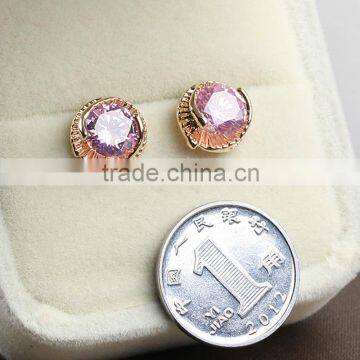 High Quality Cubic Zirconia Earrings Gold Plated Earrings Free Samples photo-2