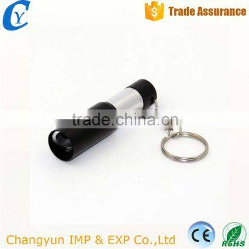 Custom logo waterproof Bottle Opener keychain 3 LED Aluminum Flashlight