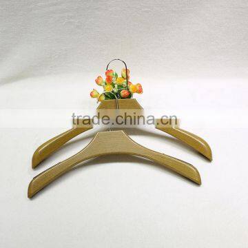 QD-A152 China supply Wood color high end plastics hanger