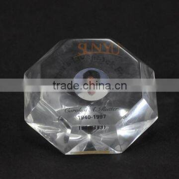 Chinese Awards Supplier Acrylic Clear Round Shape Award