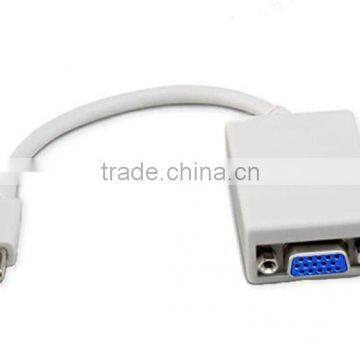 hot sell Mini DisplayPort to VGA female cable