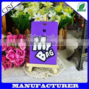 Competitive cheap pvc luggage tag gift set wholesale