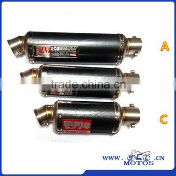 Universal Carbon Fiber Color Motorcycle Scooter Modified AK Yoshimura Muffler Exhaust Pipe CB600 YZF FZ400 Z750 RACING                        
                                                Quality Choice