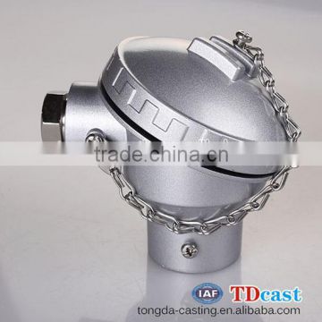 Anti-explosion thermocouple therminal head with aluminum alloy