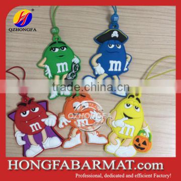 3D pvc key chain, custom cheap m letter key chain                        
                                                Quality Choice