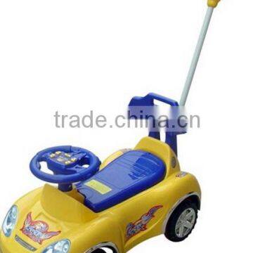 Kids Cartoon Musical Slide Ride on Car Walker with Light