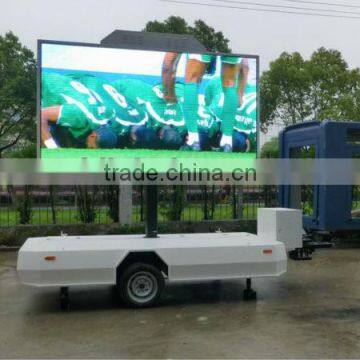 Outdoor Mobile advertising billboard mounted on Trailers for sales