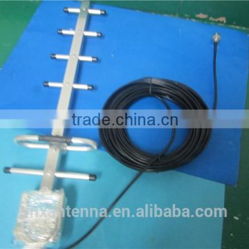 Outdoor directional yagi antenna,7 elements 2.4Ghz repeater yagi antenna with high performance