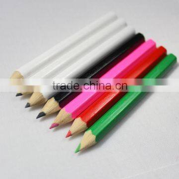 High Quality Short Colored Wooden pen in Personalized Colored pencils