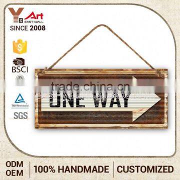 Nice Quality Cheapest Price Customized Oem Wall Mounted Sign Holder Home Decor For Sale