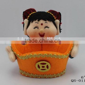 2016 chinese new year decoration items candy basket