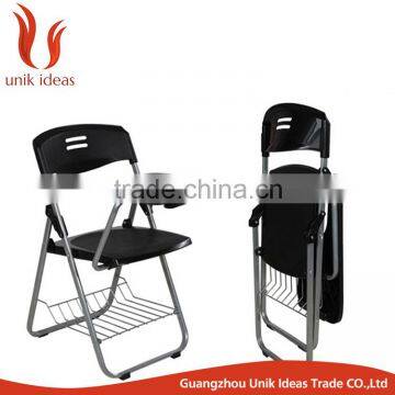 Luxury Office Chairs/Meeting Room Chairs With Writing Tablet /Fashionable Folding Training Chairs