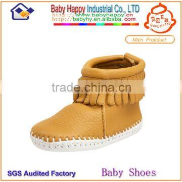 Wholesale soft sole warm baby leather boots