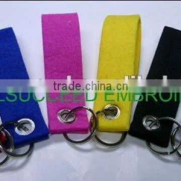 polyester felt short lanyard