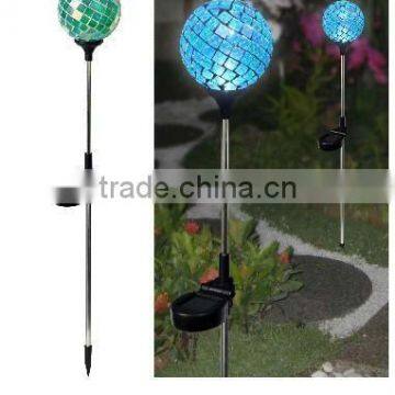 solar garden globe light/Solar metal stake light SO30100