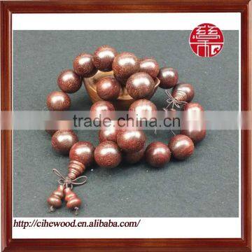 Unisex Buddhist Wood Bracelet, Wood Charm Bracelet, Wood Beads Charm 15mm and 20mm photo-6
