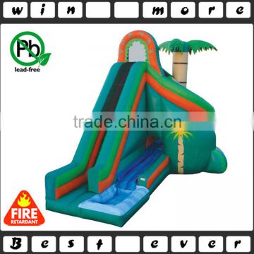 custom cheap commercial outdoor water slide park prices, inflatable used trampoline for kids birthday party games