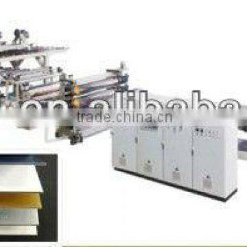 Double screw aluminum composite panel machine