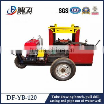 Large diameter tube drawing bench/drawbench for drilling work