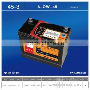 Newest DIN Maintenance Free Auto Battery for Starting-12V45AH-54519MF