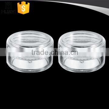 20ml China supplier transparent AS cosmetic plastic creme jar