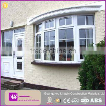2016 Pvc Window Grill Design Double Glazed Glass Window