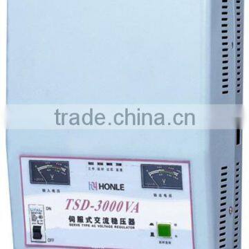 TSD-3000VA serv-motor AC voltage stabilizers(with Europe sockets)