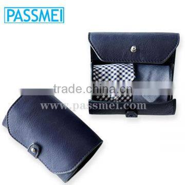 high quality tie holder,leather gift for him