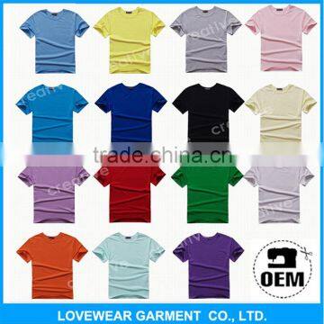 Wholesale Cheap 100% Combed Cotton Plain T-shirt in High Quality Assured