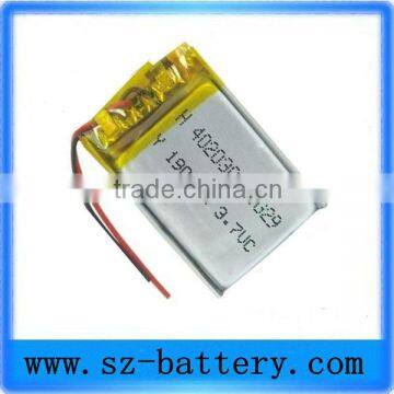 402030 190mah 3.7v Keyboard Battery