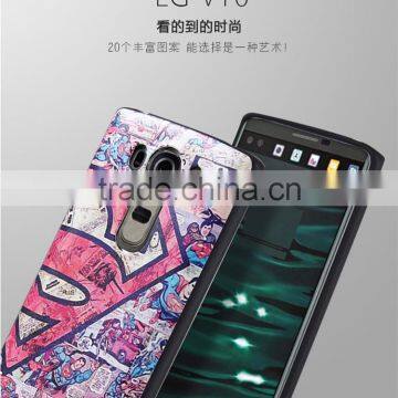 Colored Drawing Flower Flag Catoon Soft TPU Silk Skin Case for LG G5/LG V10 photo-2