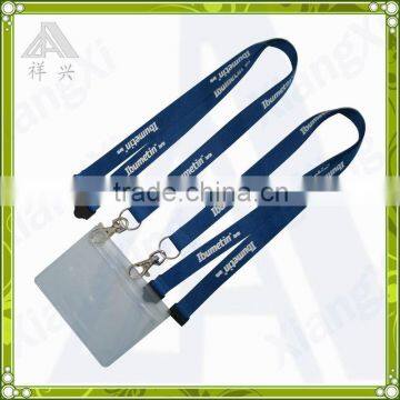 ISO9001 quality standard lanyard with id pouch