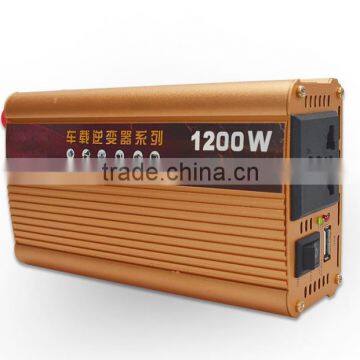 CE Approval Cheaper DC to AC 300W/500W/800W/1000W/1200W/1500W Power Car Inverter Converter photo-2