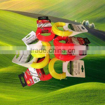 Donut monofilament trimmer line plastic parts line
